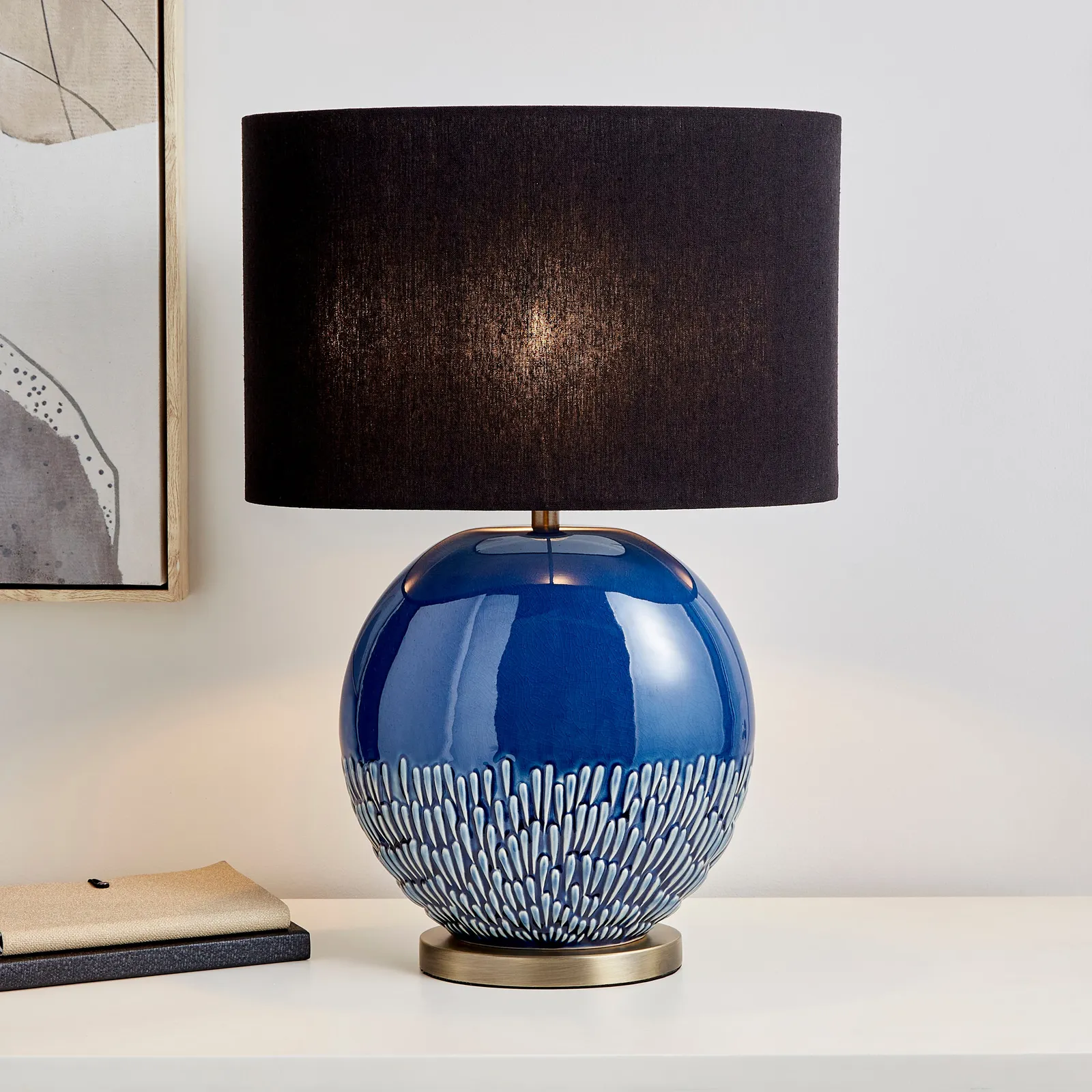 Dalai Table Lamp Navy Blue