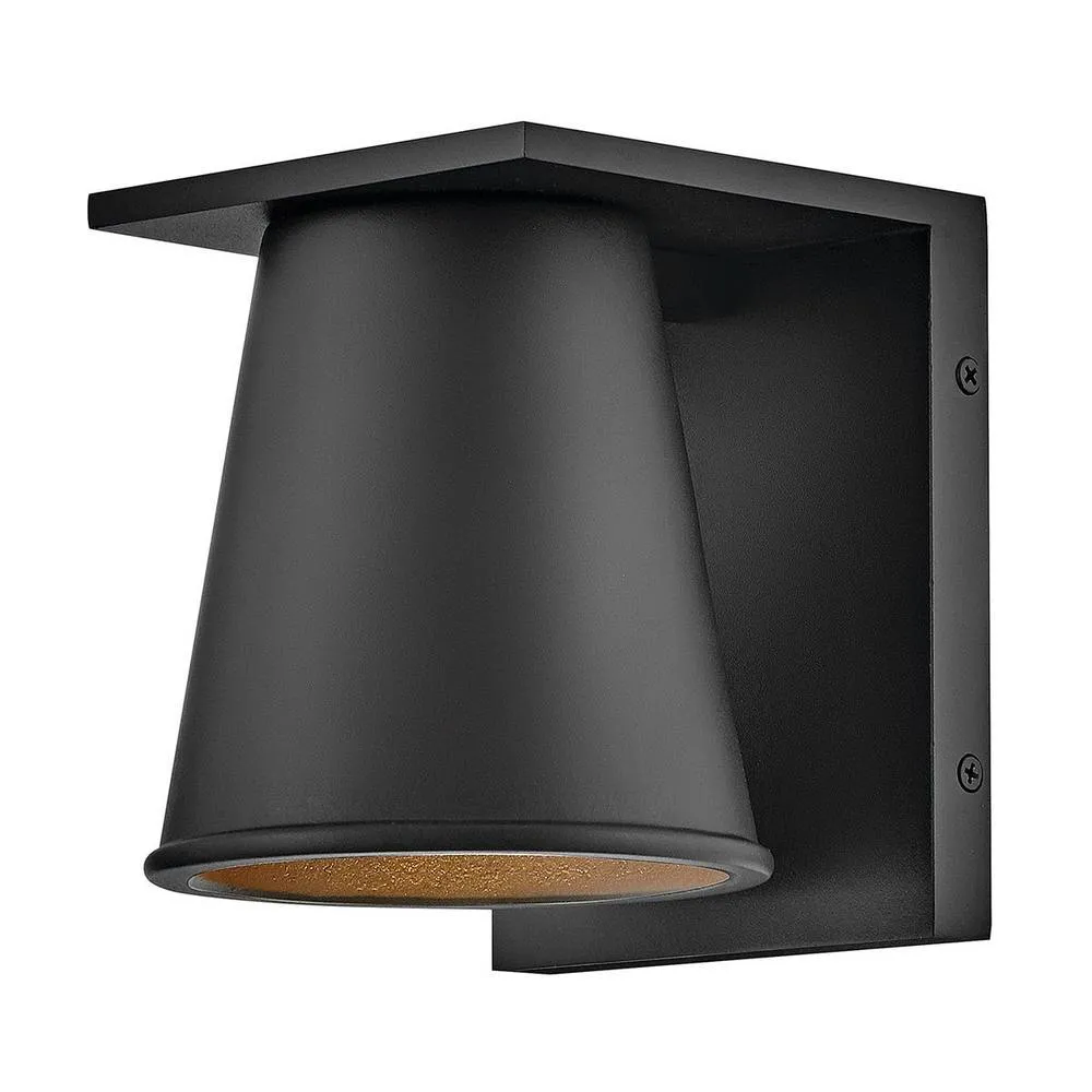Netlighting Hinkley Hans Outdoor Wall Down Lamp Black 2700K IP44 1x GU10