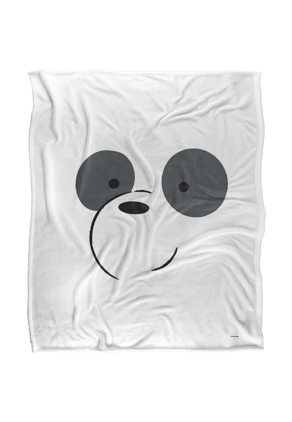 Cartoon Network We Bare Bears Panda Silky Touch Super Soft Throw Blanket 152 X 127 cm in White