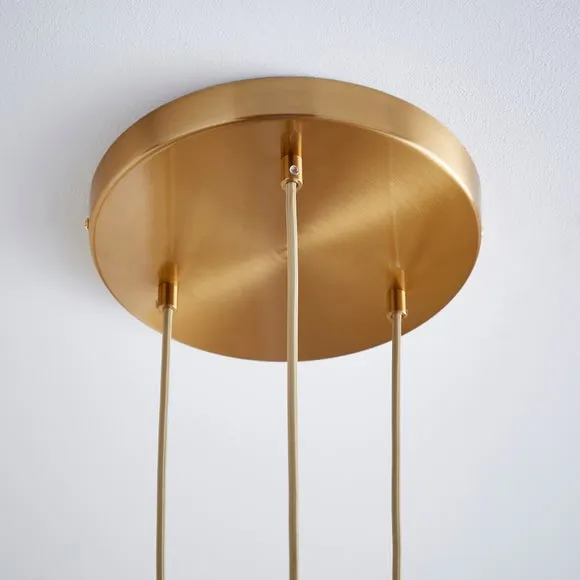 Kira 3 Light Tortoiseshell Cluster Ceiling Light 4