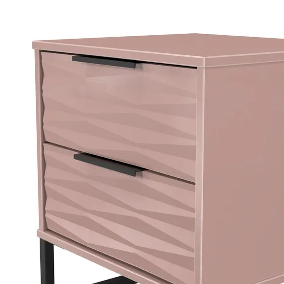 Tuxford 2 Drawer Bedside Table 5
