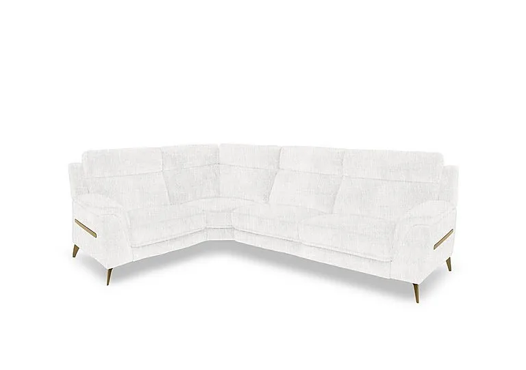 Eclipse Small Fabric Left Hand Facing Corner Sofa - Frost