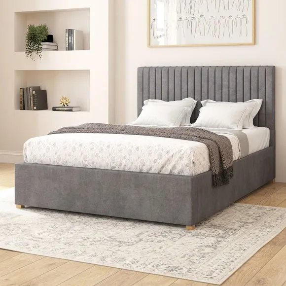 Grant Plush Velvet Adjustable Bed 1
