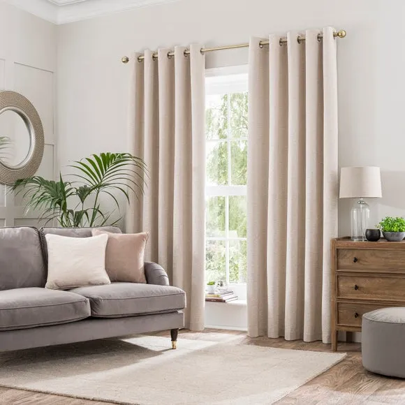 Genoa Chenille Blackout Eyelet Curtains 2