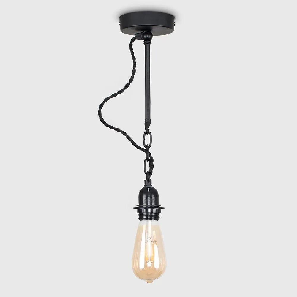 ValueLights Huber Pair of Black Indoor Wall Light 2