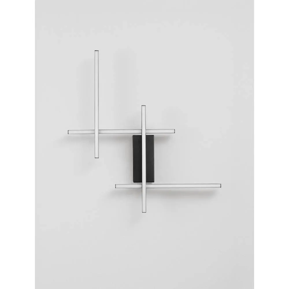 Netlighting Apecho Wall Lamp Sandy Black Triac Dimmable LED 28W 1055lm 3200K 5