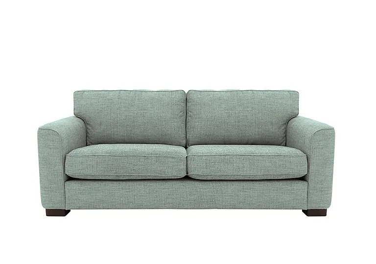 Elora 3 Seater Fabric Sofa - Kento Aqua