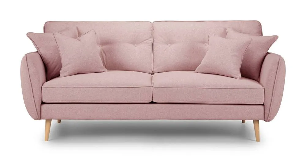 The Great Sofa Company Ailis Large Sofa Faro Soft Pink in Dusty Pink 3