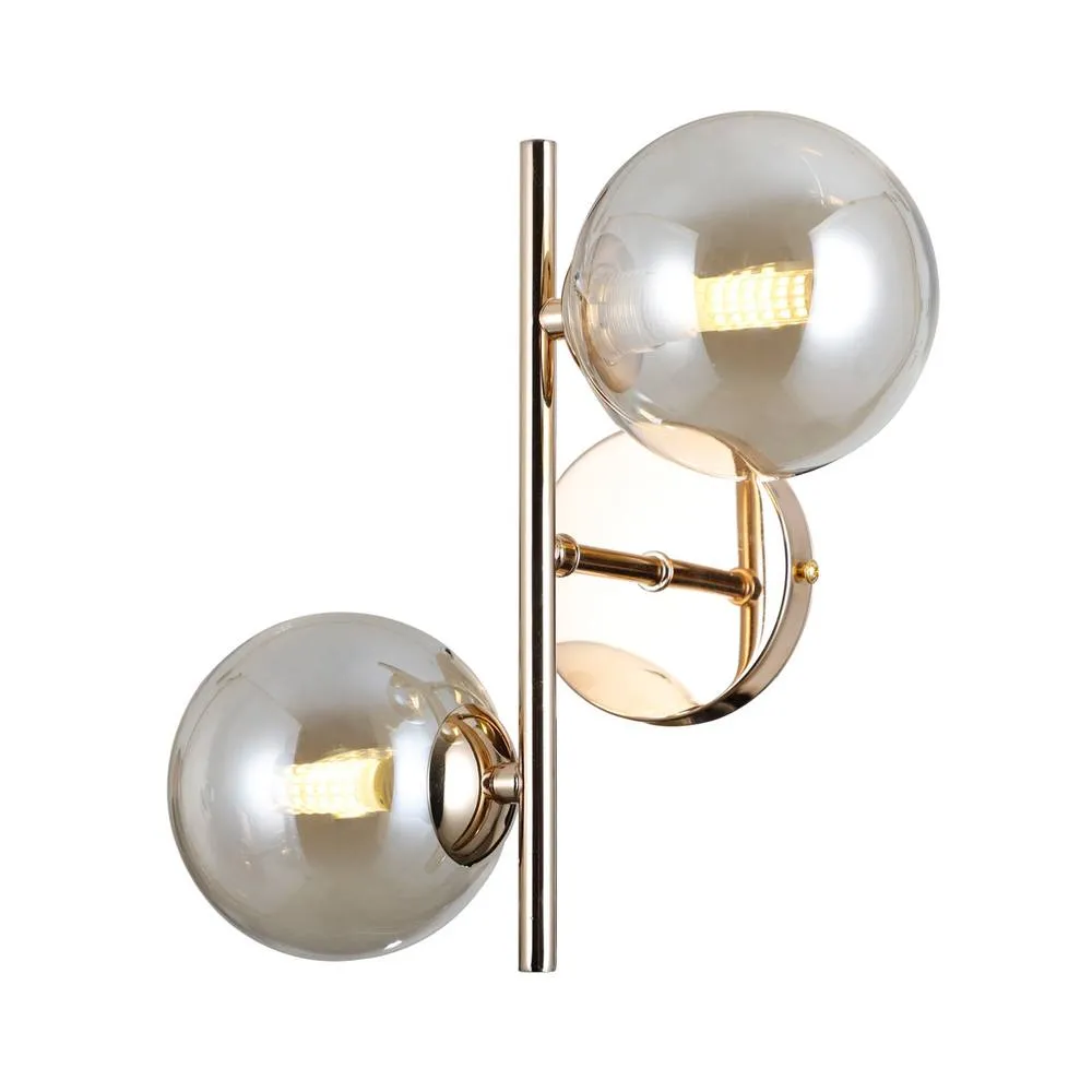 Netlighting Erimida Globe Wall Lights Gold 2xG9