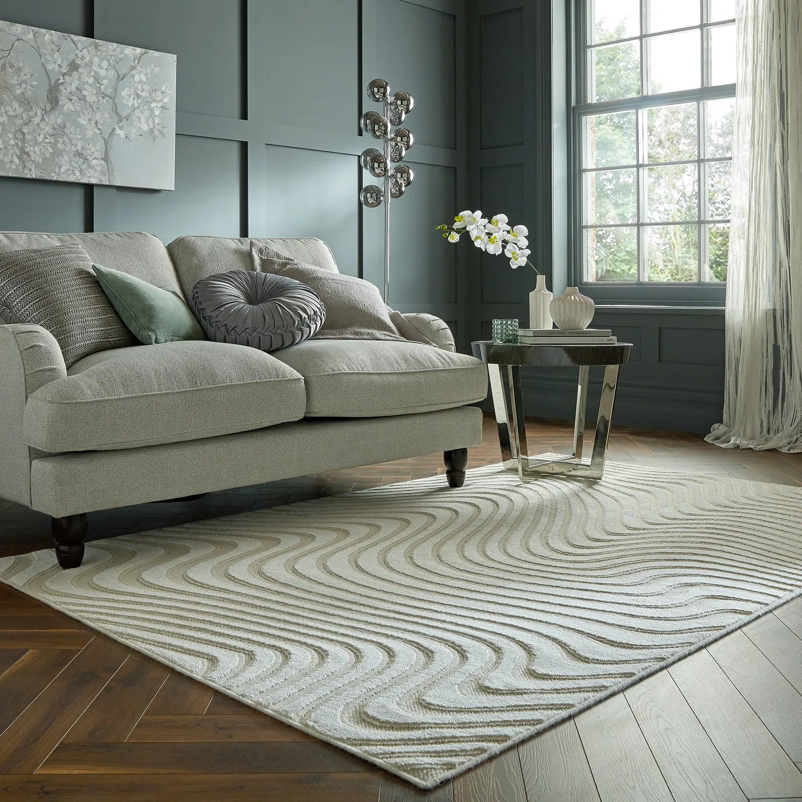 Channel Rug Channel Ivory