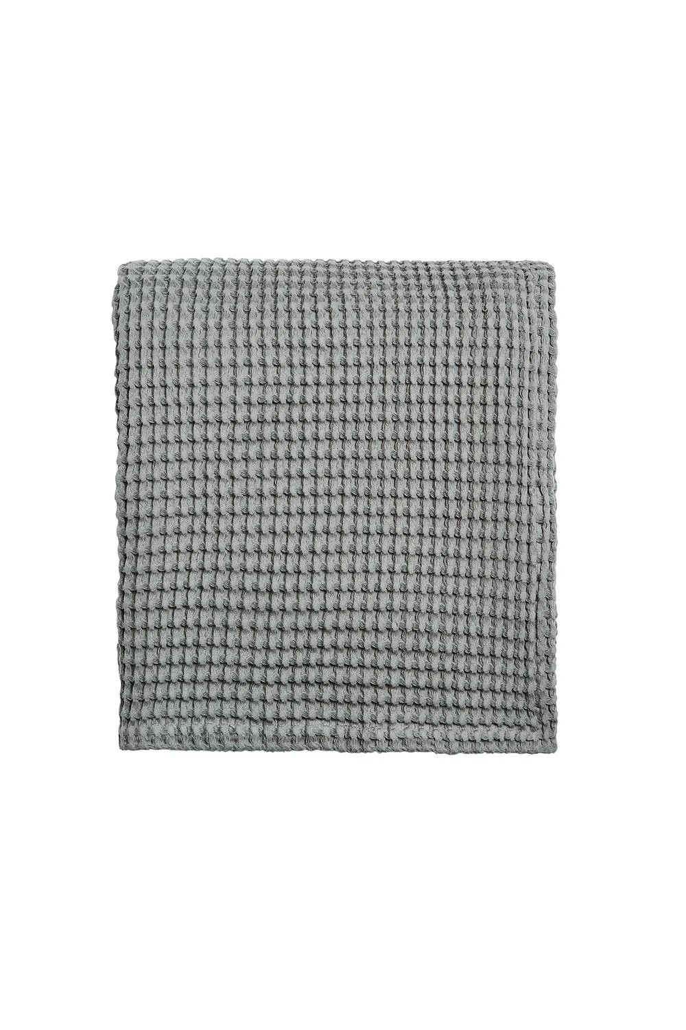 Abigail Ahern x Murmur 'Tess Waffle' Cotton Throw in Grey