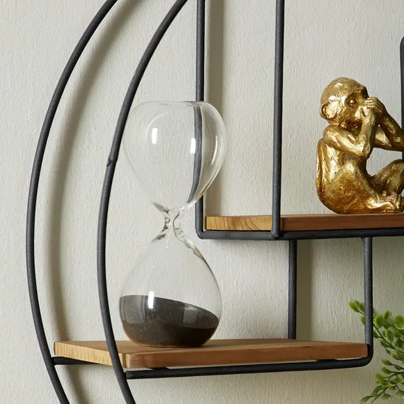 Industrial Large Circle Shelf 3