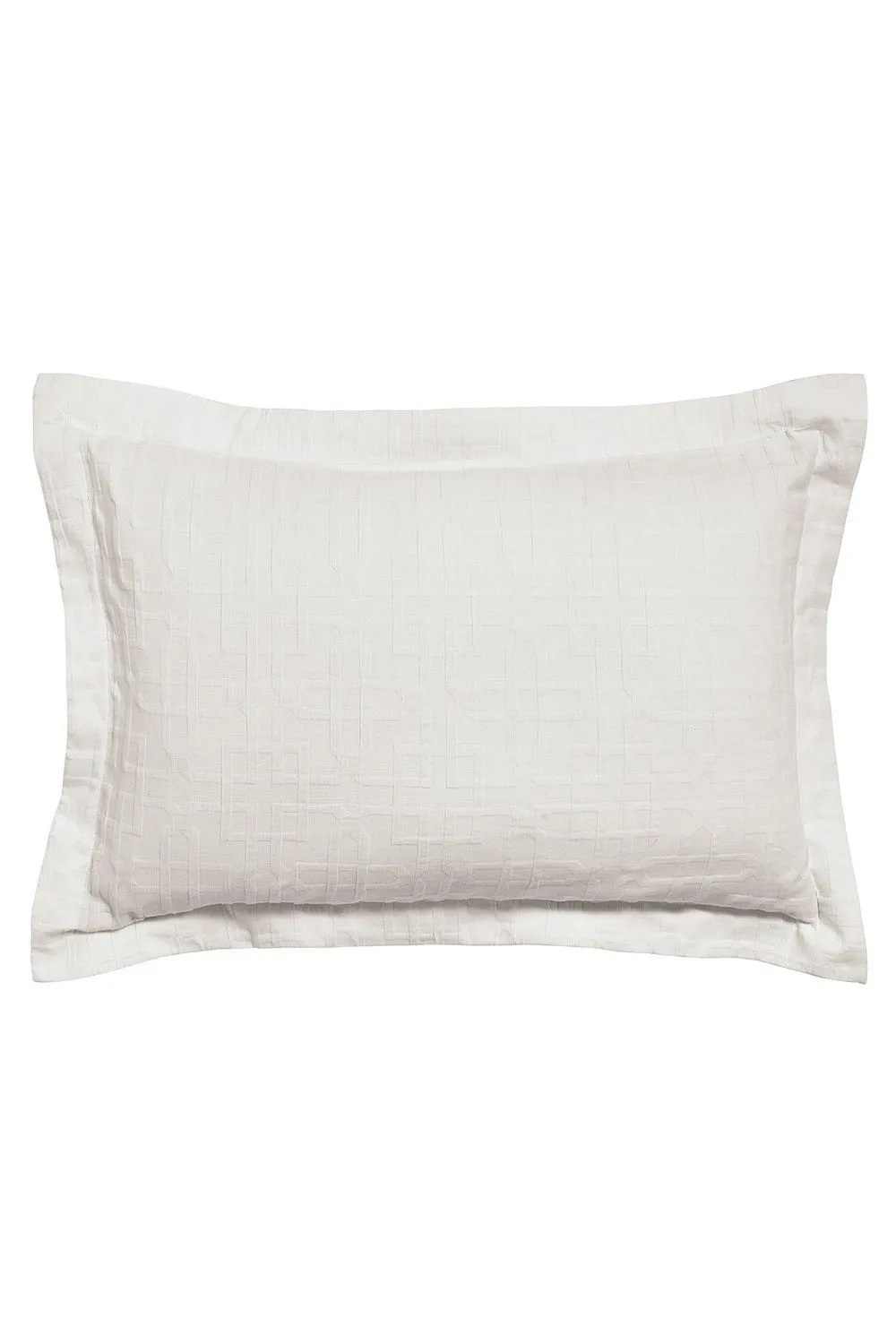 Sanderson 'Hampton Trellis' Oxford Pillowcase in White