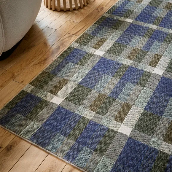 Think Rugs Nova Check Rug 2