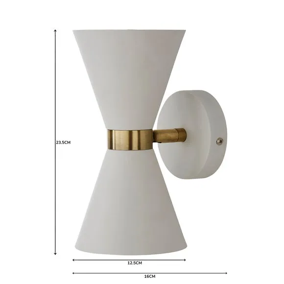 Archie Retro Head Dual Lit Wall Light 6
