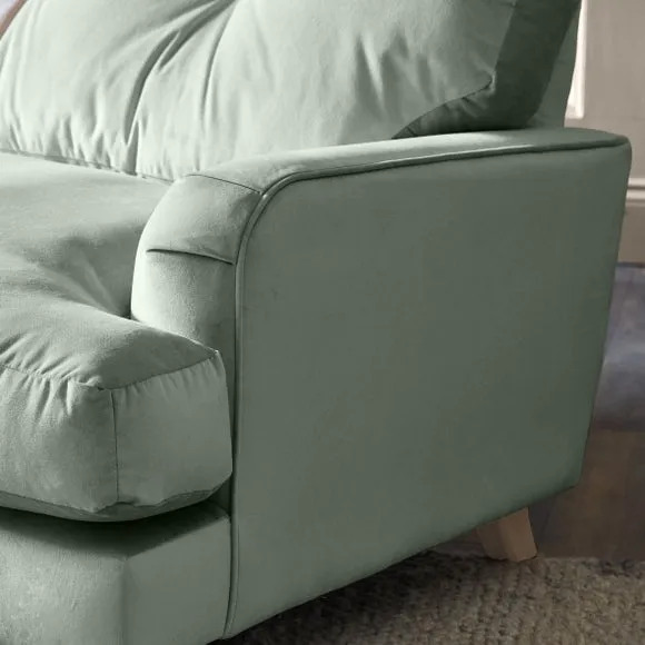 Martha Vintage Velvet Corner Chaise 5