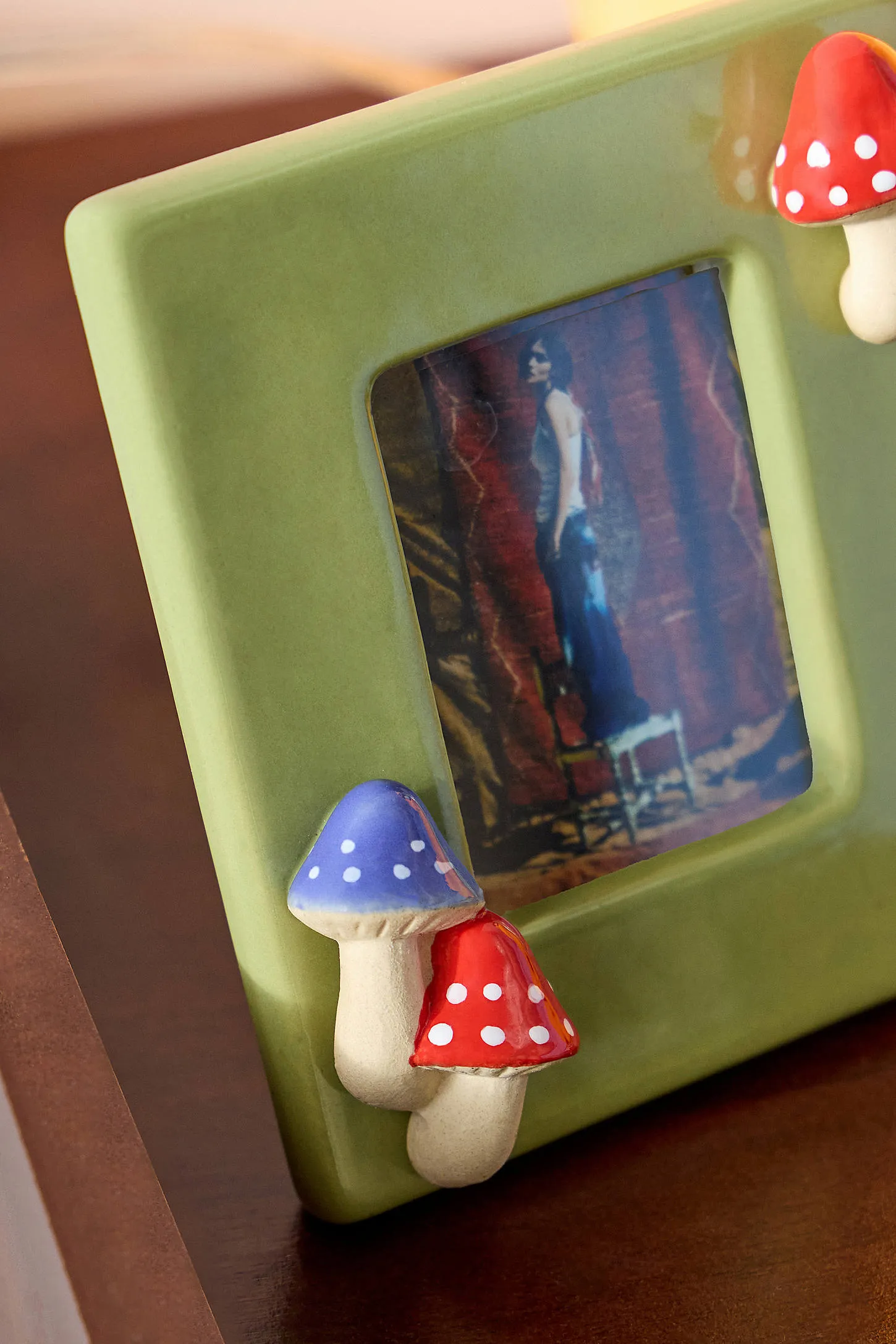 UO Mushroom Instax Photo Frame - Green ALL 2