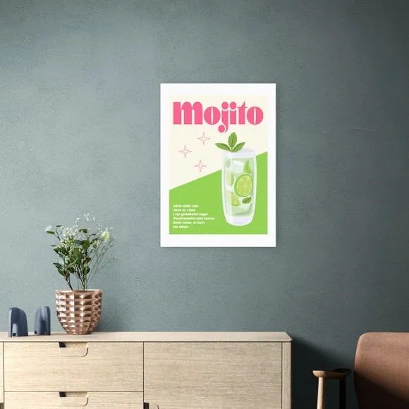 East End Prints Mojito Cocktail Print by Luxe Poster Co 1