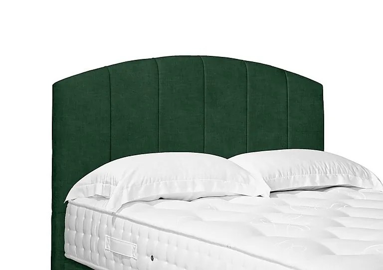 Artisan Collection Bow Standard Floor Standing Headboard - Single - Tormaline Green