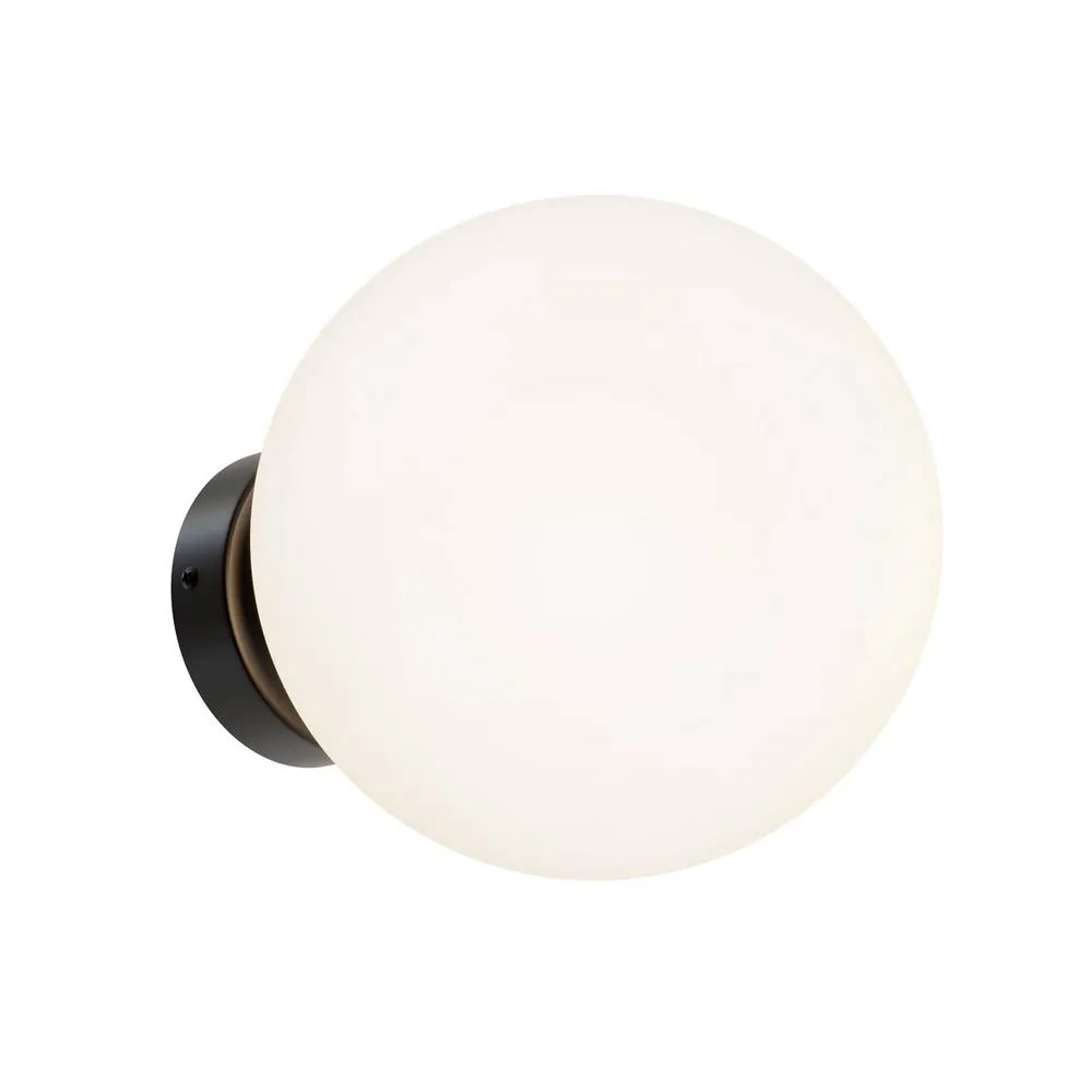 Netlighting Maytoni Basic Form 20cm Modern Wall Lamp Matt Black E14 2