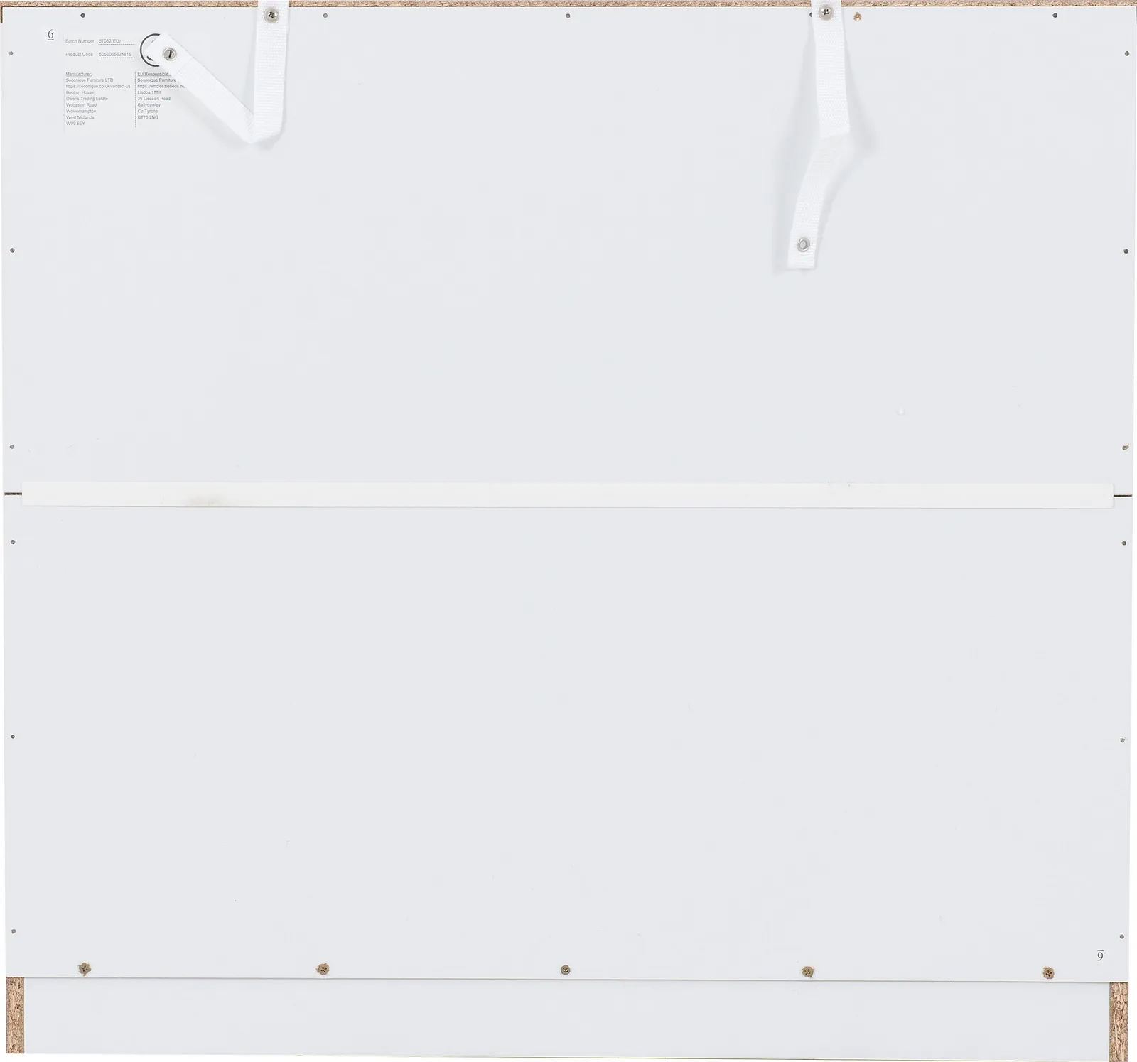 Seconique Dakotia 4 Drawer Chest in White 6