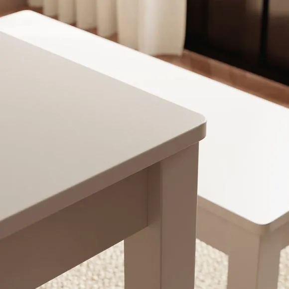 Lynton 4 Seater Dining Table and Bench Set 3
