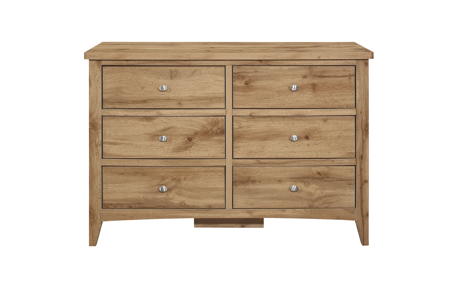 Birlea Hampstead 6 Drawer Chest Oak in Light Oak 5