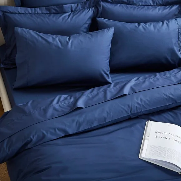 Dorma Crisp & Fresh 400 Thread Count Egyptian Cotton Percale Flat Sheet 3