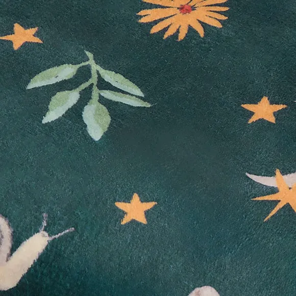Fusion Botanical Mushrooms Throw Blanket 2