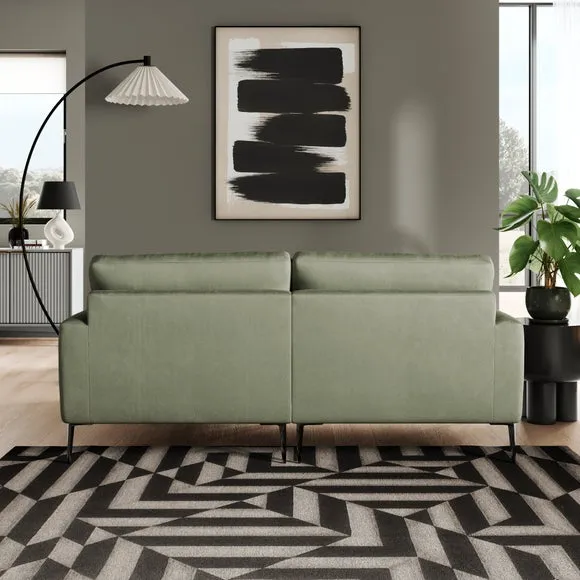 Lawson Matte Plush Velvet Corner Chaise Sofa 3