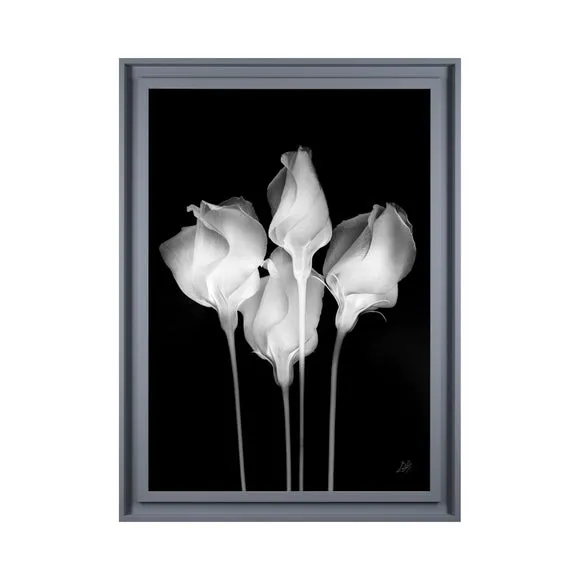 The Art Group Mono Floral II Framed Print 2