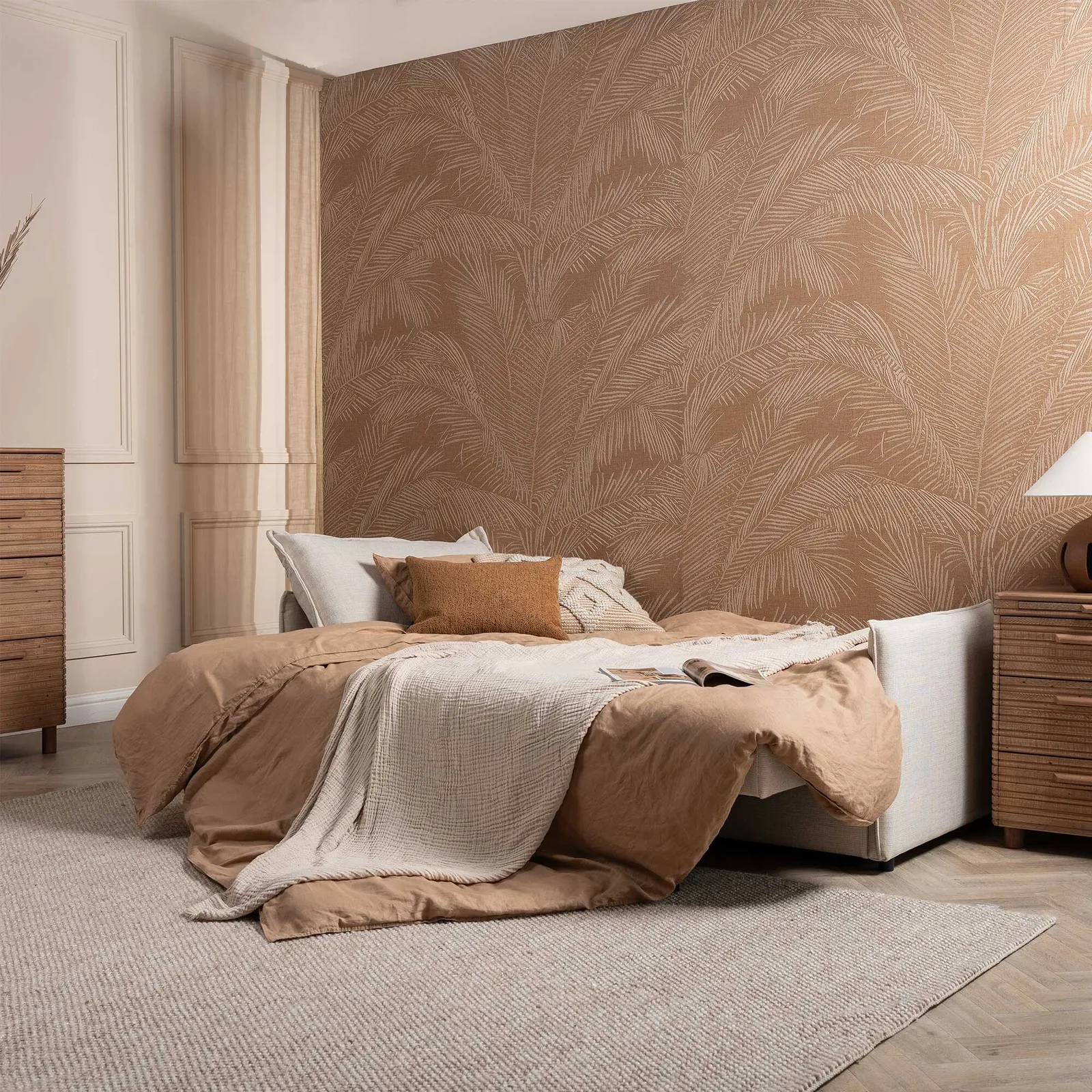 Niko Sofa Bed Bed, Neutral Fabric | Barker & Stonehouse 3