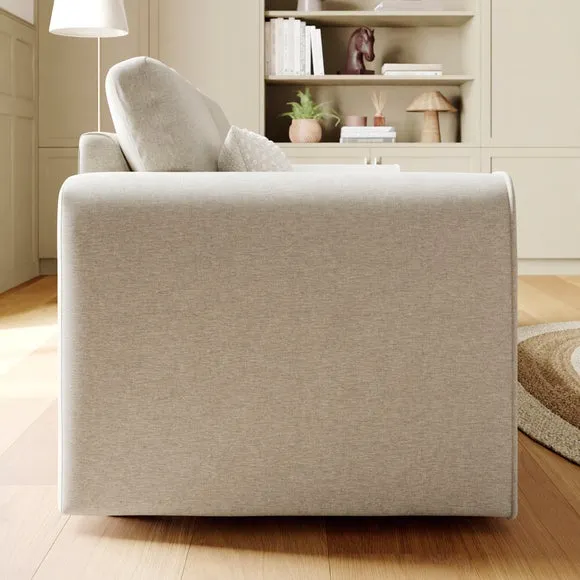 Abel Vintage Soft Chenille 3 Seater Sofa 3