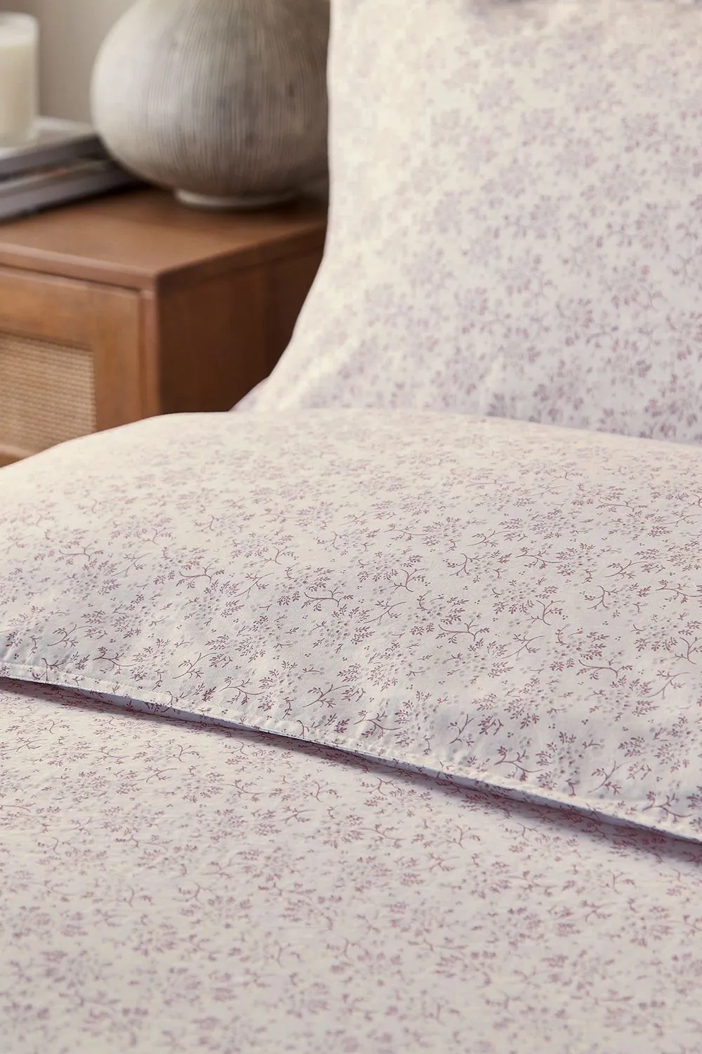 Murmur 'Mae' Cotton Duvet Cover Set in Pink 3