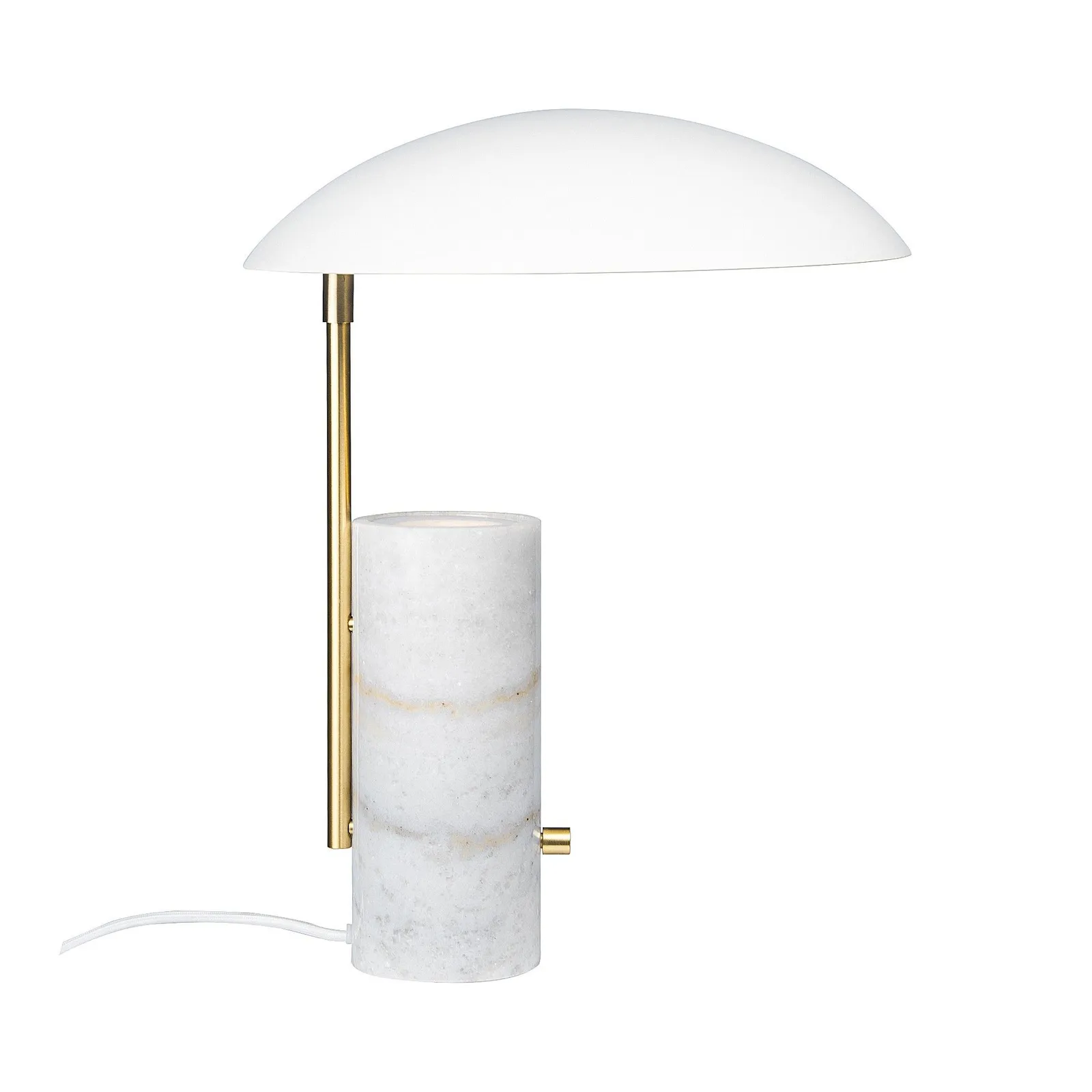 Nordlux Madem Table Lamp White Marble Livingroom GU10 Switch 2