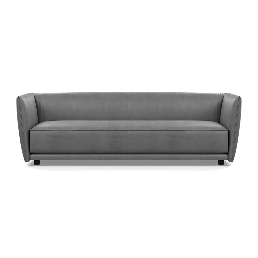 Heal's Valley 4 Seater Sofa Daino Steel Walnut Stain Feet 1