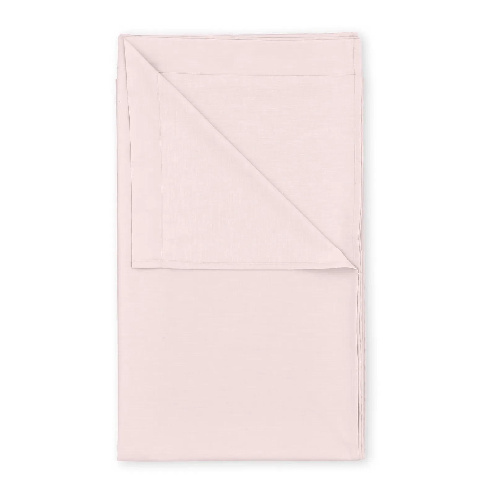 Pure Cotton Flat Sheet Pale Pink