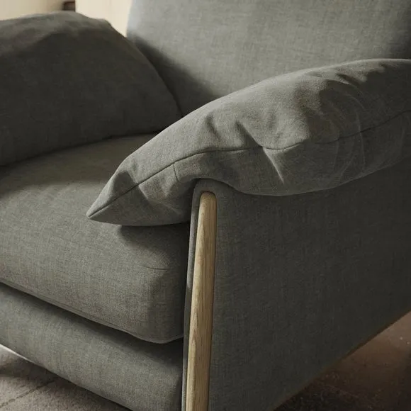 Hector Tonal Plush Chenille Snuggle Chair 2