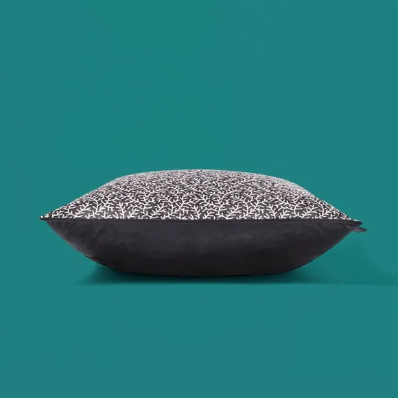Ditsy Coral Monochrome Cushion 4