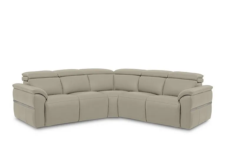 Dolomite Large Leather Corner Sofa