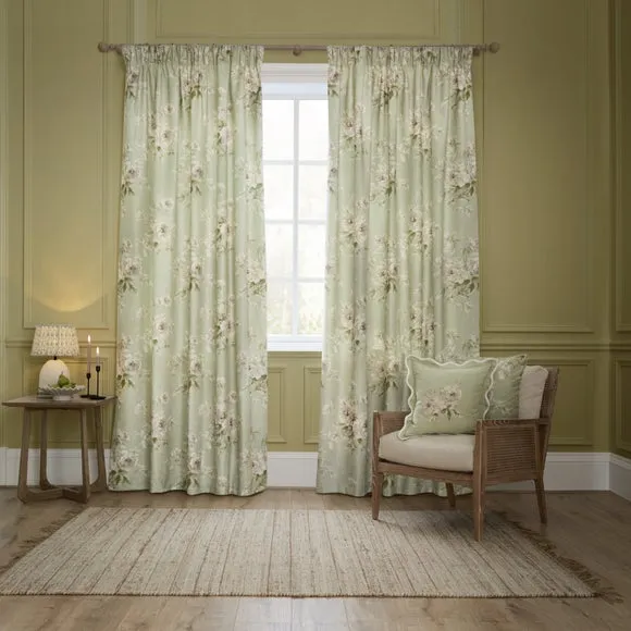 Sanderson Adele Pencil Pleat Curtains 2