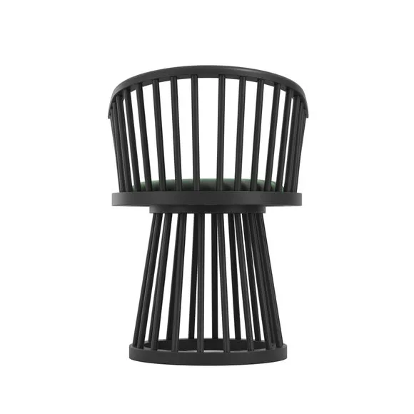 Return - LPD Lina Dining Chair, Green Velvet 5