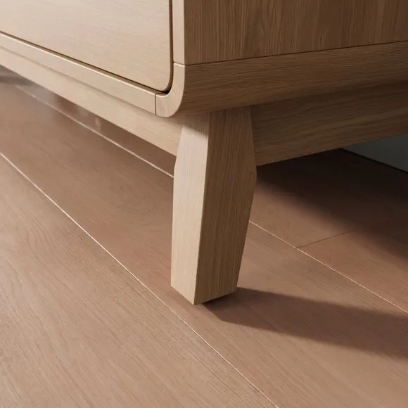 Edda Standard TV Unit for TVs up to 55", Oak Effect 3