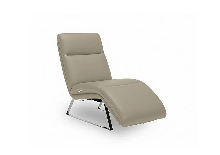 Rhianna Leather Power Recliner Chaise Chair
