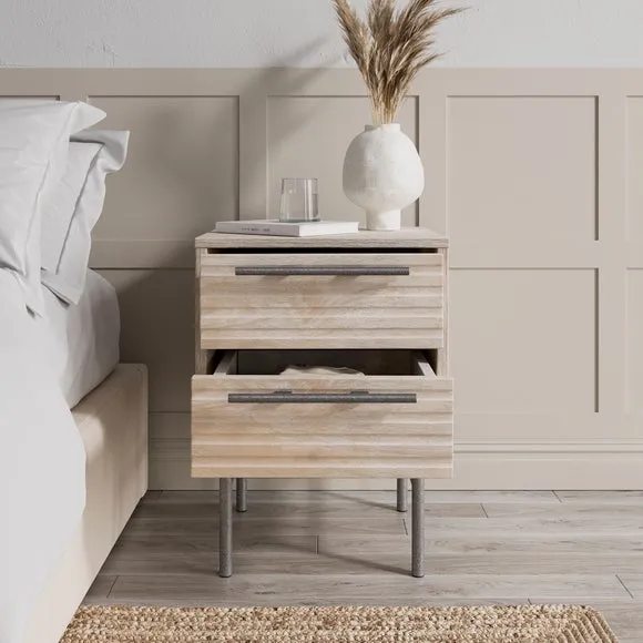 Bryant 2 Drawer Bedside Table 2
