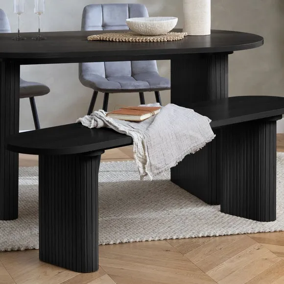 Axel Fluted Oval Bench 2