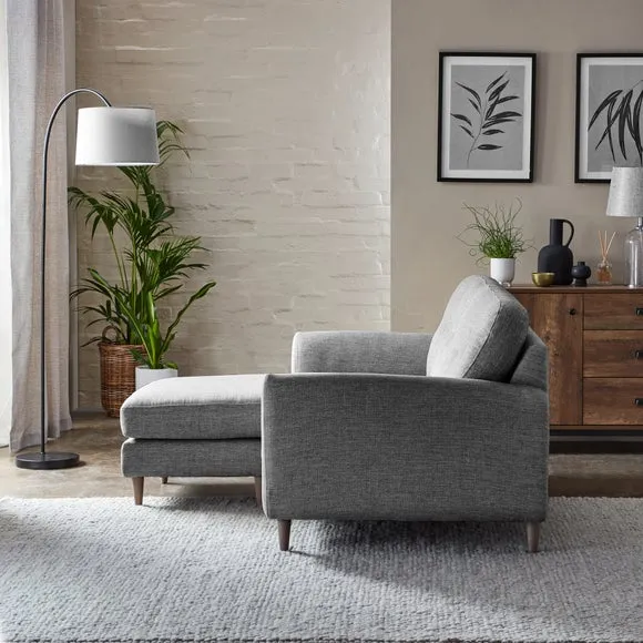 Sven Tonal Weave Reversible Corner Chaise Sofa 5