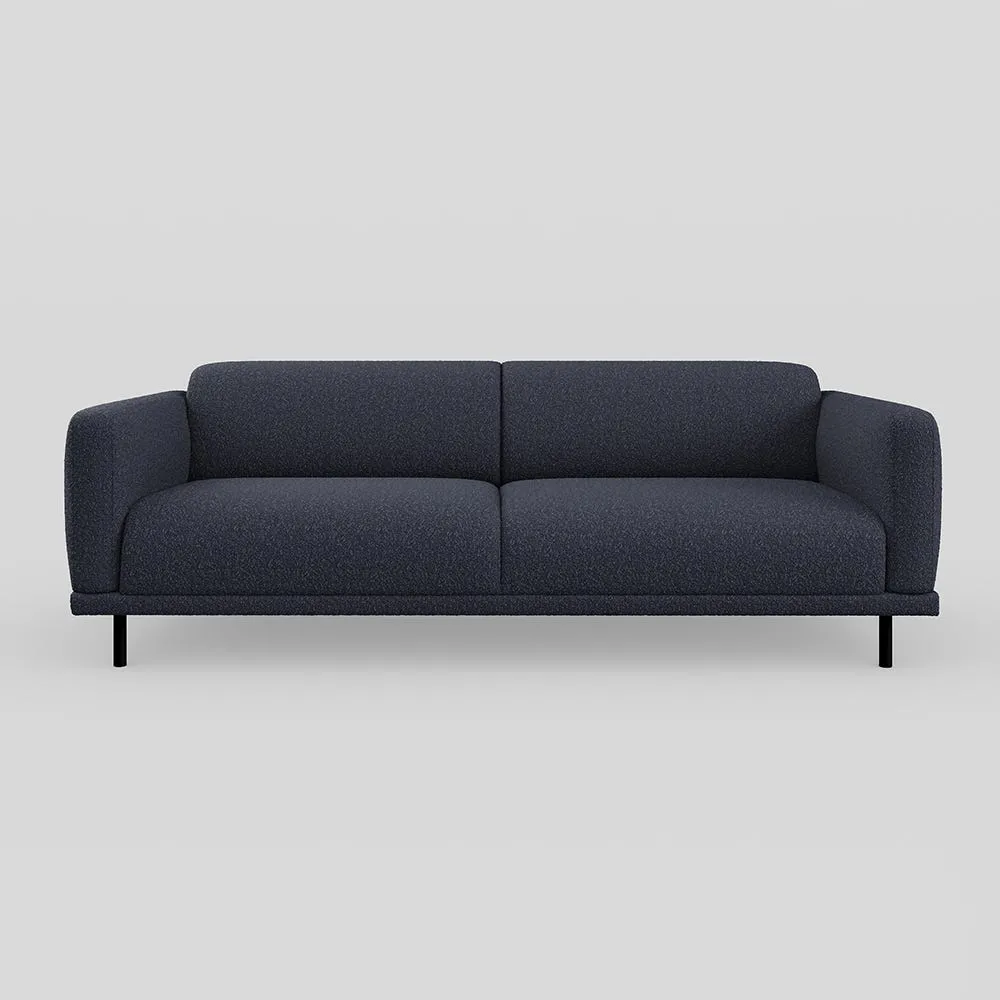 Heal's Harri 4 Str Sofa Boucle Indigo 1
