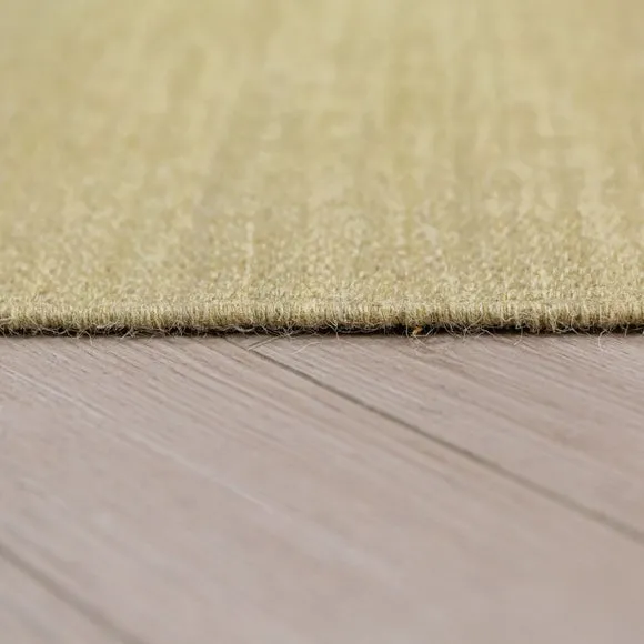 Wool Flatweave Fringed Rug 4