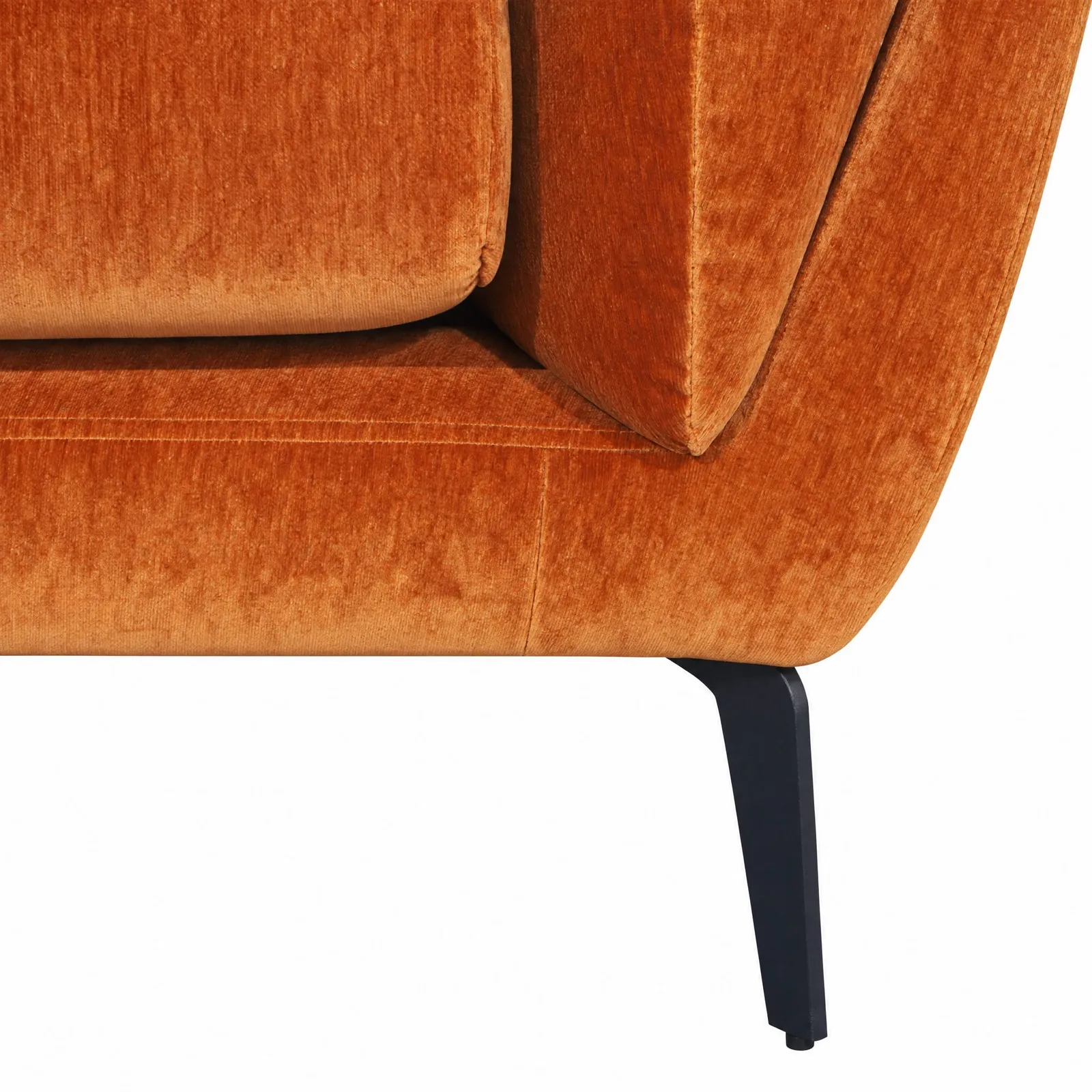 Boone Armchair, Orange Velvet | Barker & Stonehouse 4